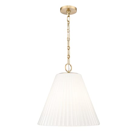 Z-Lite Alaric 3 Light Pendant, 18in. W x 18in. H, Modern Gold 3042P18-MGLD